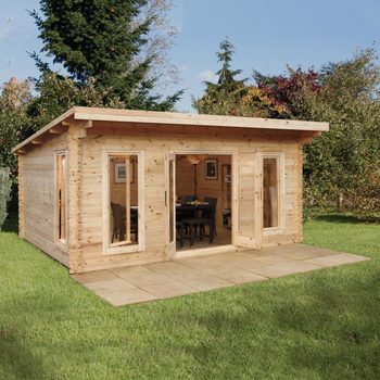 Log Cabins Garden Cabins With Installation Costco Uk