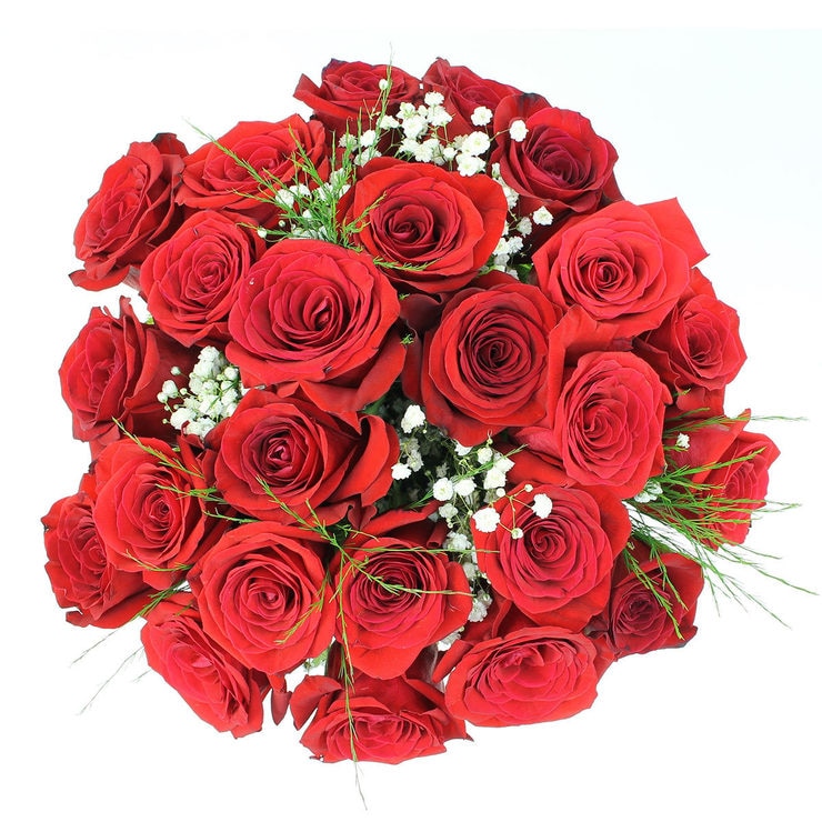 24 Stem Red Freedom Roses Flower Bouquet | Costco UK