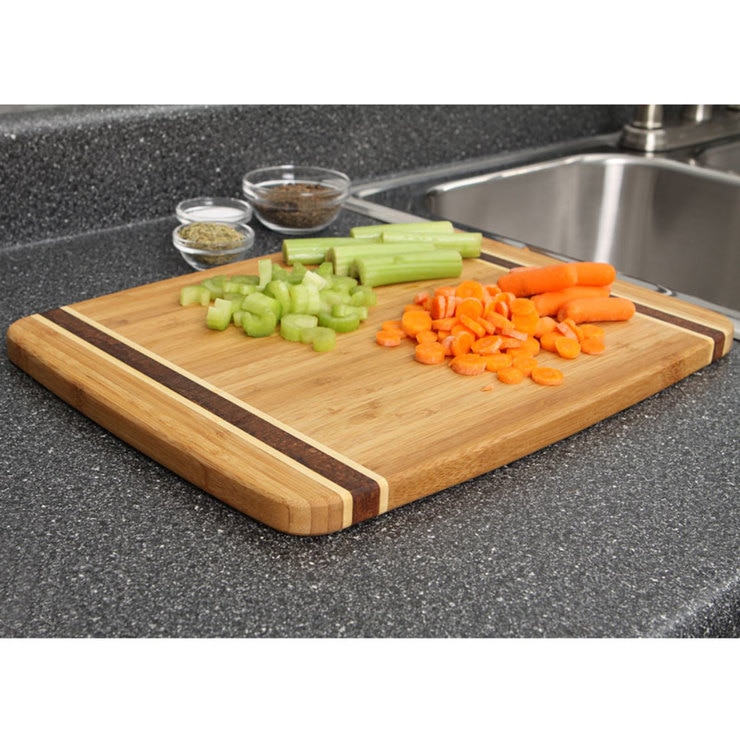 Dexas Bamboo Chop & Serve Cutting Boards, 2 Pack Costco UK