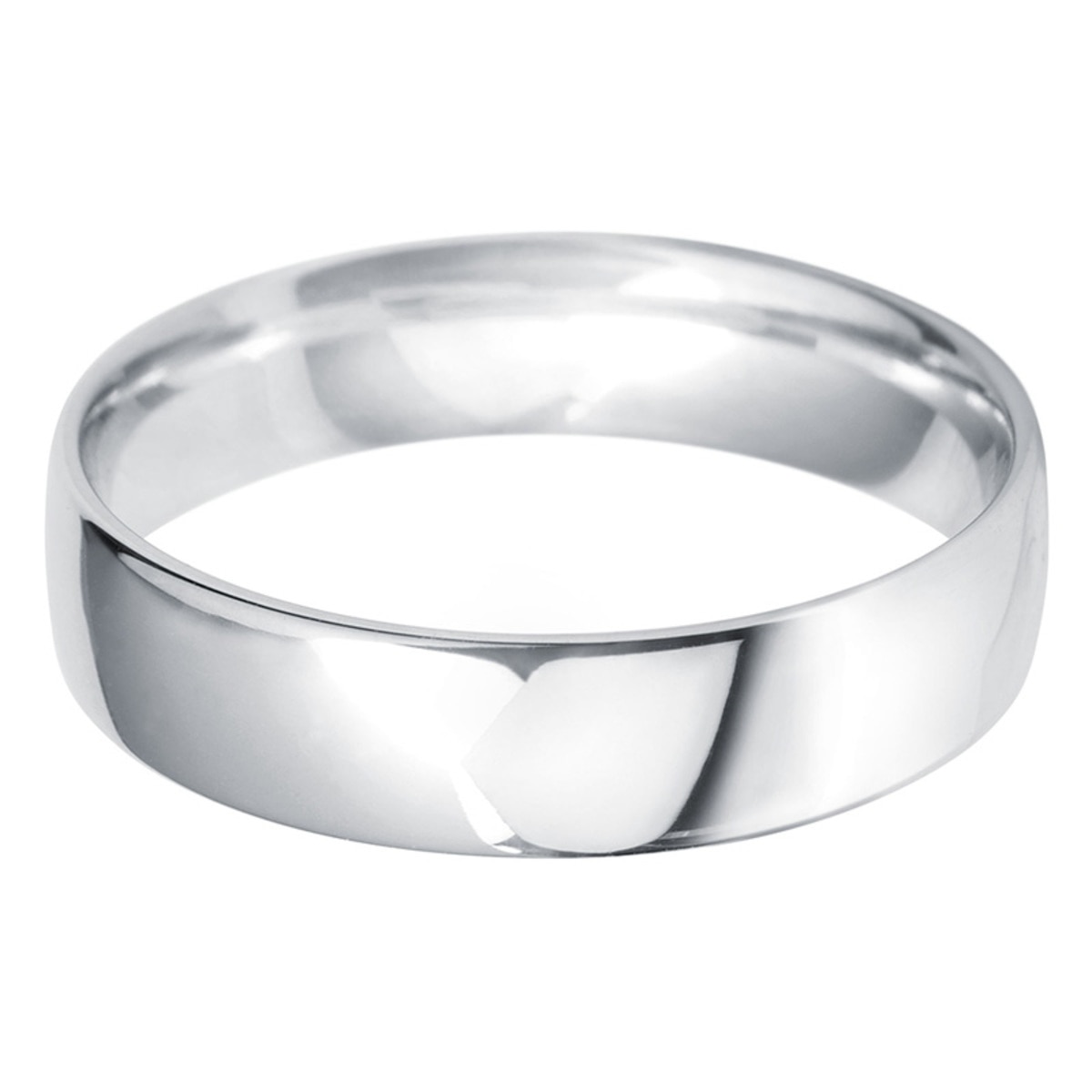 Gents 5mm Court Wedding Band In Platinum Size U Costco UK   10046668668958 