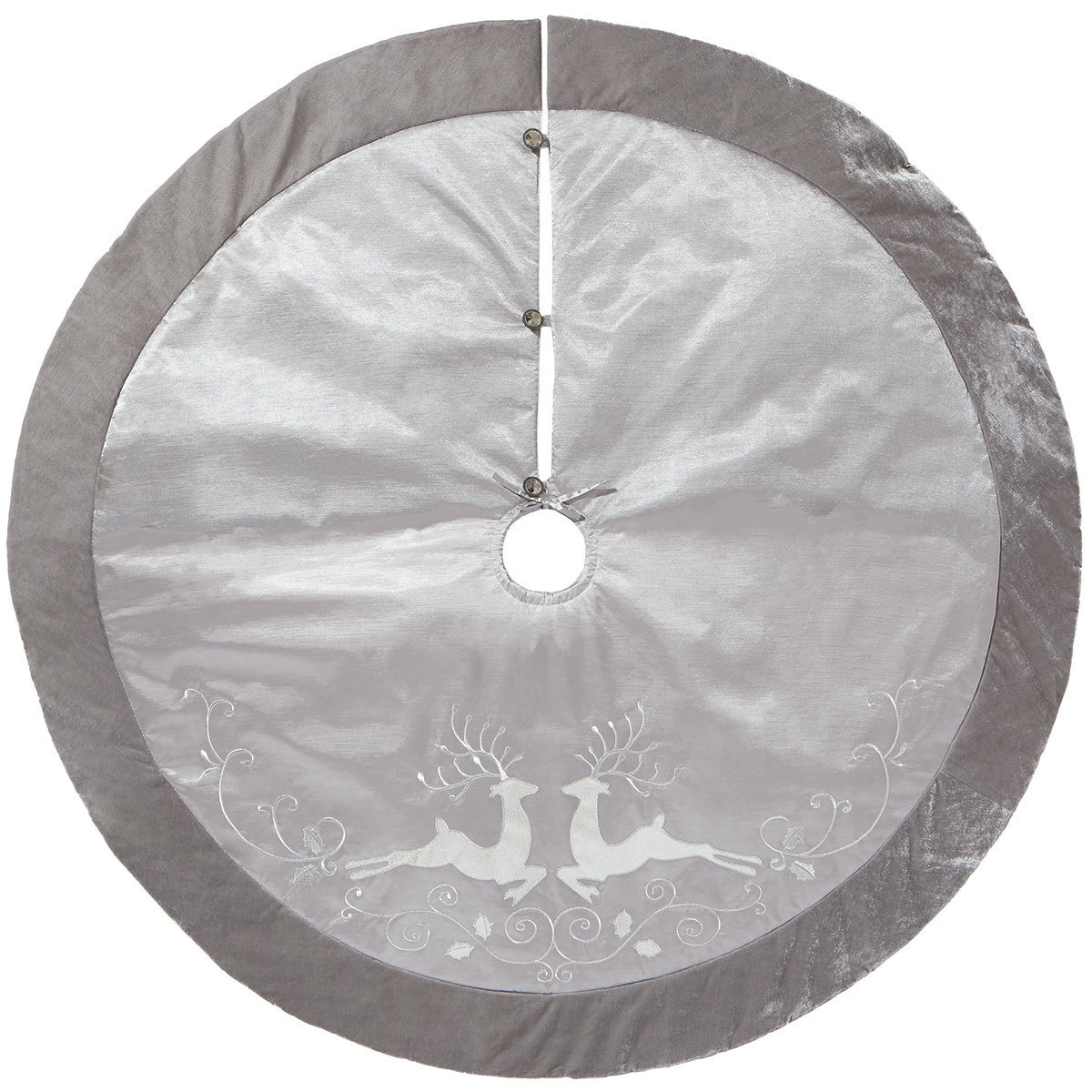 Black And Silver Tree Skirt 