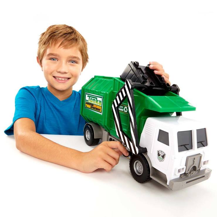 6.5 Inch (16.5cm) Tonka Mighty Motorised - Rubbish Truck (3+ Years ...