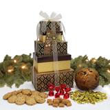 Festive Tower of Treats in Red Design, 2kg