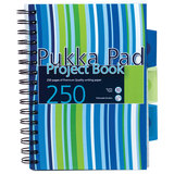Pukka Pads A5 Wirebound Project Books 80gsm 250 Pages  - Pack of 12 Pads