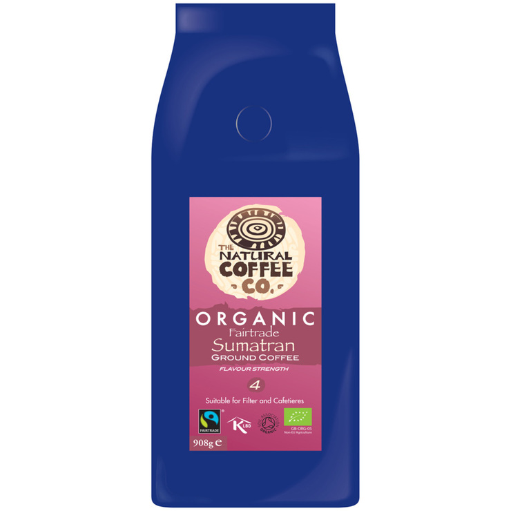 The Natural Coffee Co. Organic Sumatran Ground Coffee ...