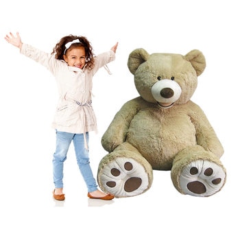 Hugfun 53" (134cm) Plush Sitting Bear (3+ Years)