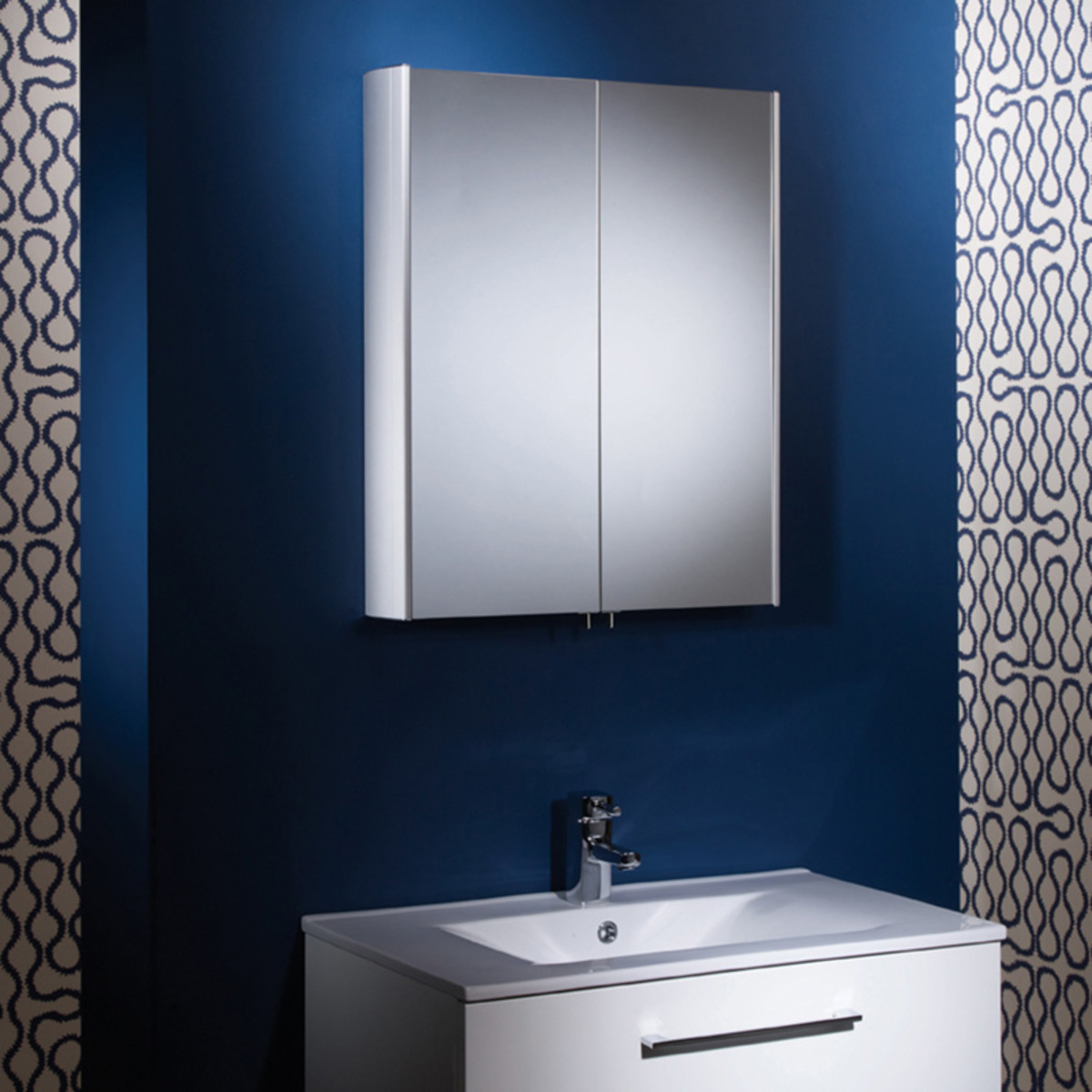 Tavistock Move 580 Bathroom Double Cabinet, 70 x 58 x 12 cm - Model MOV58AL | Costco UK