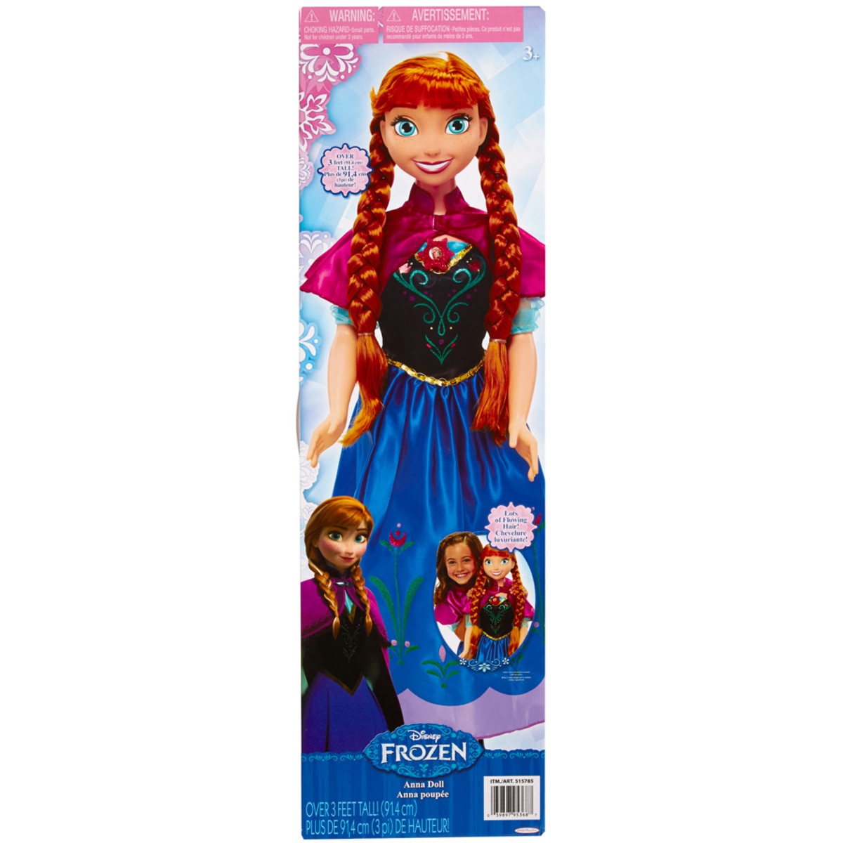 Disney Frozen Anna My Size 3ft 91cm Doll 3 Years C