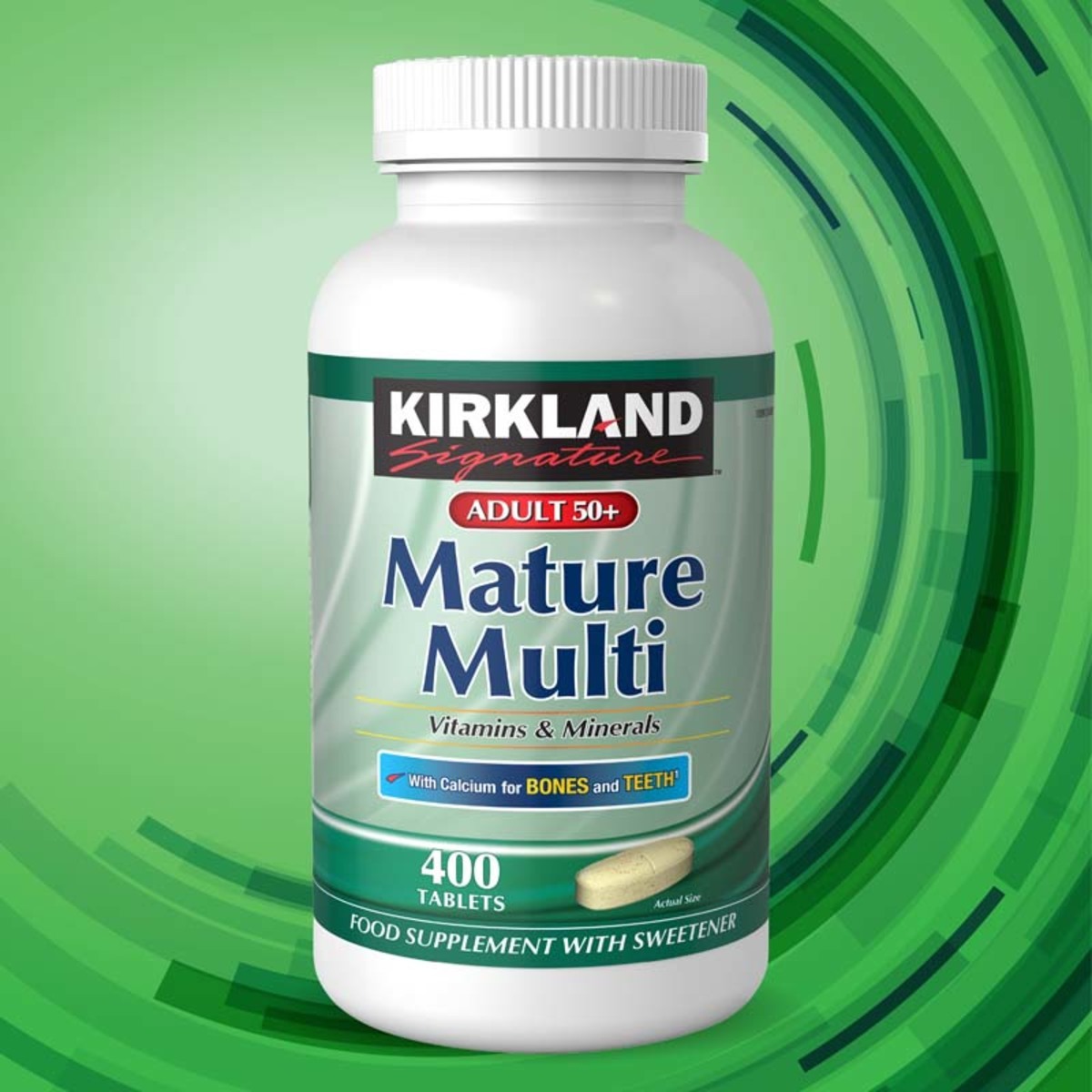 Kirkland Signature Adult 50+ Mature Multivitamins & Minerals, 400