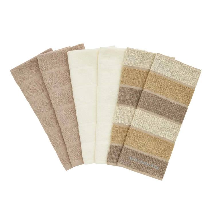  KitchenAid  6 Pack Kitchen Towels  in Taupe Costco UK