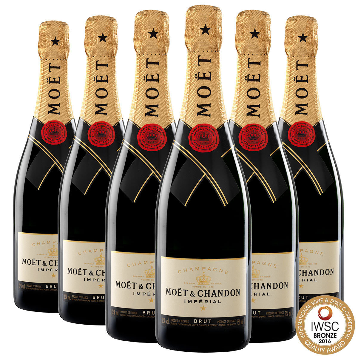 Moet Chandon Brut Imperial Nv Champagne 6 X 75cl Costco Uk